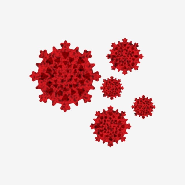 Pngtree Coronavirus With Red Color Vector Design Covid 19 Png Image